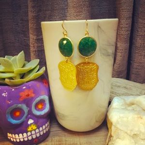 Green Aventurine Earrings
